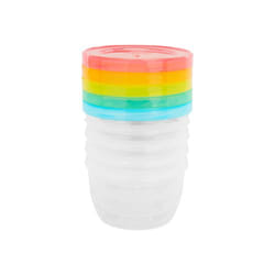 Badabulle B004304 baby food container Blue, Pink, Transparent, Yellow