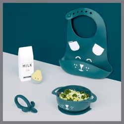 BabyMoov FIRST'ISY toddler feeding set Blue