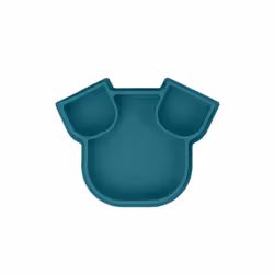 Babymoov Divided silicone plate ISY PLATE Blue dog