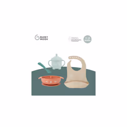 LEARN'ISY baby feeding set, silicone toddler weaning set, 15-24 months, Fox