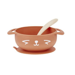 BabyMoov Taste' ISY Toddler cutlery set Orange Silicone