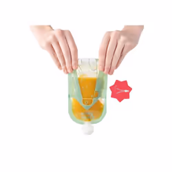 Badabulle Lot of 15 reusable water bottles 150 ml, 100% airtight
