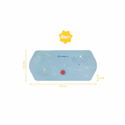 Badabulle XXL non-slip bath mat with temperature indicator, 91 cm long - Additional view 4