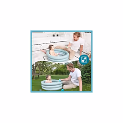 Babymoov Aquadots Inflatable Baby Bath with Bath Support | Toddler Bath | Travel Bath Baby | Paddling Pool