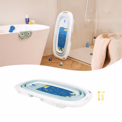 Badabulle B019401 baby bath Polypropylene (PP), Thermoplastic elastomer (TPE) Blue, White 35 L