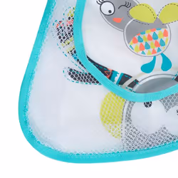 Badabulle B021002 bath game/toy/sticker Bath toy organizer Turquoise, White, Yellow