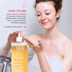 TOPIALYSE Micellar Oil Wash for Face, Body, Hair, 24hr Hydration Emulsifying Soothing Bath/Shower Cleanser for Very Dry,