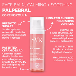 PALPEBRAL Soothing Hydrating Face Balm for Sensitive Skin and Irritated Eyelids Prone to Redness, Itching and Extreme Dryness, Fragrance-Free, 30ml - Additional view 2