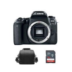 Canon EOS 77D Camera Body, Bag & SD Card Bundle