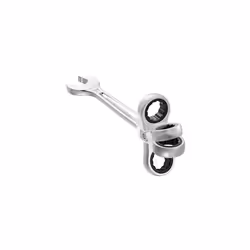 Facom 467bf. 18Â Metric Articulated Ratchet Combination Spanner, 18Â mm, Silver