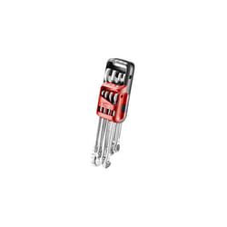 440. JP8 8 Combination Spanner Set with Carrying Case (8/10, 11, 12, 13, 14/17/19 mm Fork) to 15  and Fine â Instant Inventory. Red and Black, Set