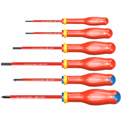 Facom ATDVE.J6PB VDE Protwist 1000V Screwdriver Set 6 Piece