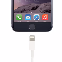 IPhone (Lightning) charging cable /USB - Sync and charge White