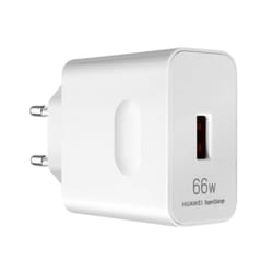 Original Huawei Wall Charger, 66W SuperCharge, White, USB
