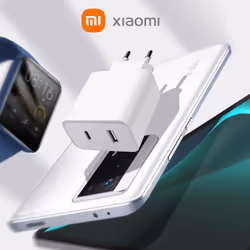 Original Xiaomi USB + USB-C 33W Wall Charger White
