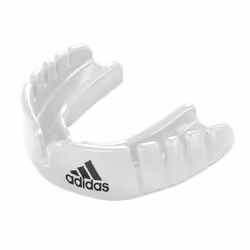 Adidas OPRO Gum Shield - Snap Fit - White, Adult