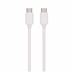 Muvit MUUSC0130, 0.7 m, USB C, USB C, USB 3.2 Gen 2 (3.1 Gen 2), Male/Male, White