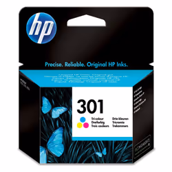 HP 301 Tri-color Original Ink Cartridge (CH562EE)