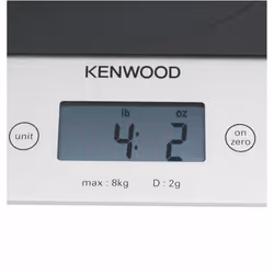 Kenwood AT850B Electronic Kitchen Scales 2 g to 8 kg Glass Plate