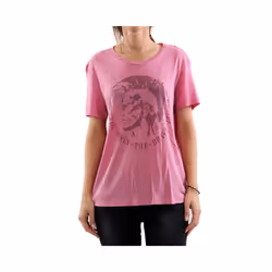 DIESEL T MORIPRINT Womens T Shirts Crew Neck - XXS, 34Y
