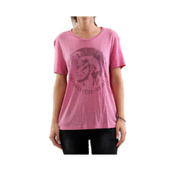 DIESEL T MORIPRINT Womens T Shirts Crew Neck - XXS, 34Y