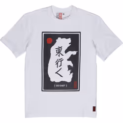 Element Crew Neck Organic Cotton T-Shirt ~ Eastern Bear white - L