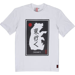 Element Crew Neck Organic Cotton T-Shirt ~ Eastern Bear white - L