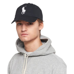 Polo Ralph Lauren Mens Caps Big Pony Chino Ball Cap Baseball Caps New - One Size, Black