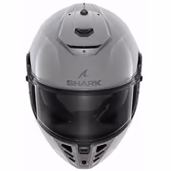 Shark Spartan RS Blank Helmet, white-silver, Size 2XL for Men