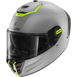 Shark Spartan RS Blank Helmet, yellow-silver, Size M for Men
