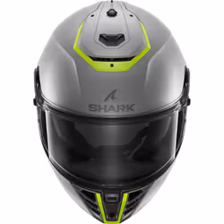 Shark Spartan RS Blank Helmet, yellow-silver, Size XS for Men