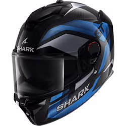 Shark Spartan GT Pro Ritmo Carbon Helmet, black-grey-blue, Size 2XL for Men