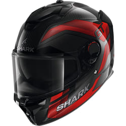 Shark Spartan GT Pro Ritmo Carbon Helmet, black-grey-red, Size XL for Men