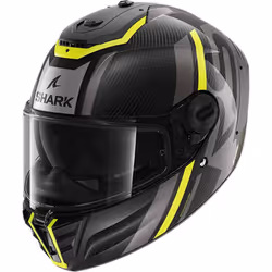 Shark Spartan RS Carbon Full Face Helmet Shawn Carbon / Yellow / Anthracite - XL
