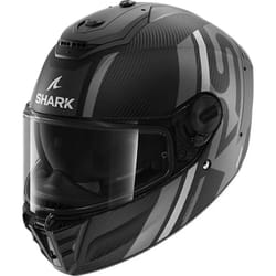 Shark Spartan RS Carbon Full Face Helmet Shawn Matt Carbon / Silver / Anthracite - S