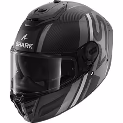 Shark Spartan RS Carbon Full Face Helmet Shawn Matt Carbon / Silver / Anthracite - XS