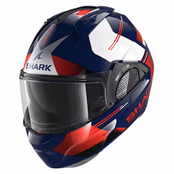 Shark Evo GT Tekline Full Face Helmet Blue / White / Red - S