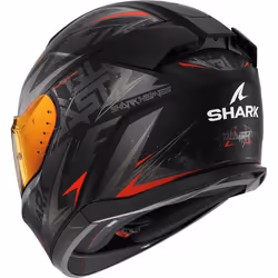 Shark D-Skwal 3 Blast-R Helmet, black-grey-red, Size S for Men