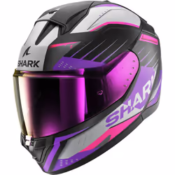 Shark Ridill 2 Bersek Helmet, black-purple, Size S for Men