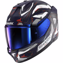 Shark Skwal i3 Linik Helmet, red-blue, Size S for Men