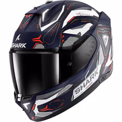 Shark Skwal i3 Full Face Helmet Linik Matt Blue / White / Red - XXL