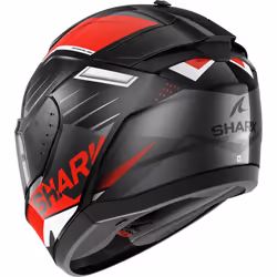 Shark Ridill 2 Bersek Helmet, black-grey-red, Size M for Men
