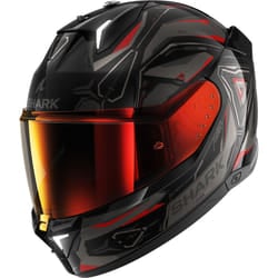 Shark Skwal i3 Linik Helmet, black-grey-red, Size S for Men