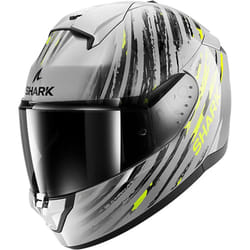 Shark Ridill 2 Full Face Helmet Assya Silver / Anthracite / Yellow - L