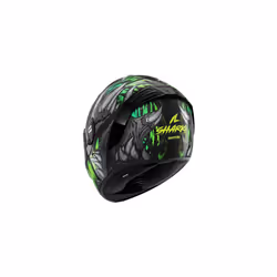 Shark Spartan RS Full Face Helmet Shaytan Black / Green / Anthracite - XS