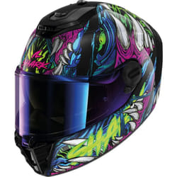 Shark Spartan RS Full Face Helmet Shaytan Black / Green / Violet - M
