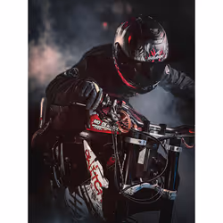 Shark Spartan RS Shaytan Helmet, black-red, Size M for Men - Additional view 4