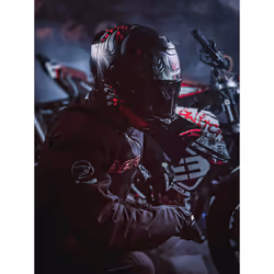 Shark Spartan RS Shaytan Helmet, black-red, Size S for Men - Additional view 5