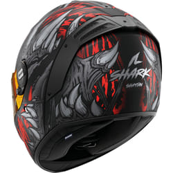 Shark Spartan RS Shaytan Helmet, black-red, Size XL for Men