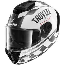 Shark Spartan RS Raceshop Helmet, black-white, Size L for Men